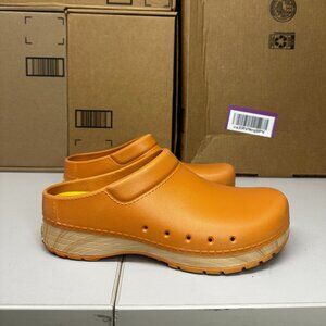 Dansko Vibrant Orange Clogs